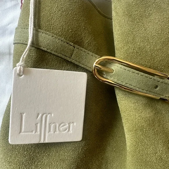 LIFFNER BELTED BUCKLE BAG - HERB SUEDE - Picture 6 of 8